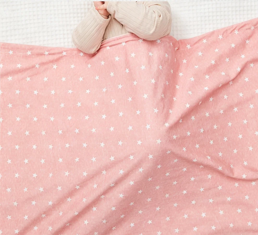 100*70 Star Pattern Baby Blanket
100*70 Star Pattern Baby Blanket