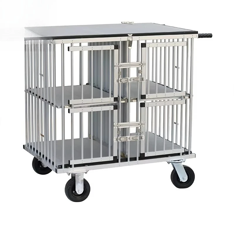 Large Pet Show Trolleys Luxury Aluminum Dog Cage Trolley Sustainable Metal With Solid Pattern Fashion Style Cheap Price
Large Pet Show Trolleys Luxury Aluminum Dog Cage Trolley Sustainable Metal With Solid Pattern Fashion Style Cheap Price