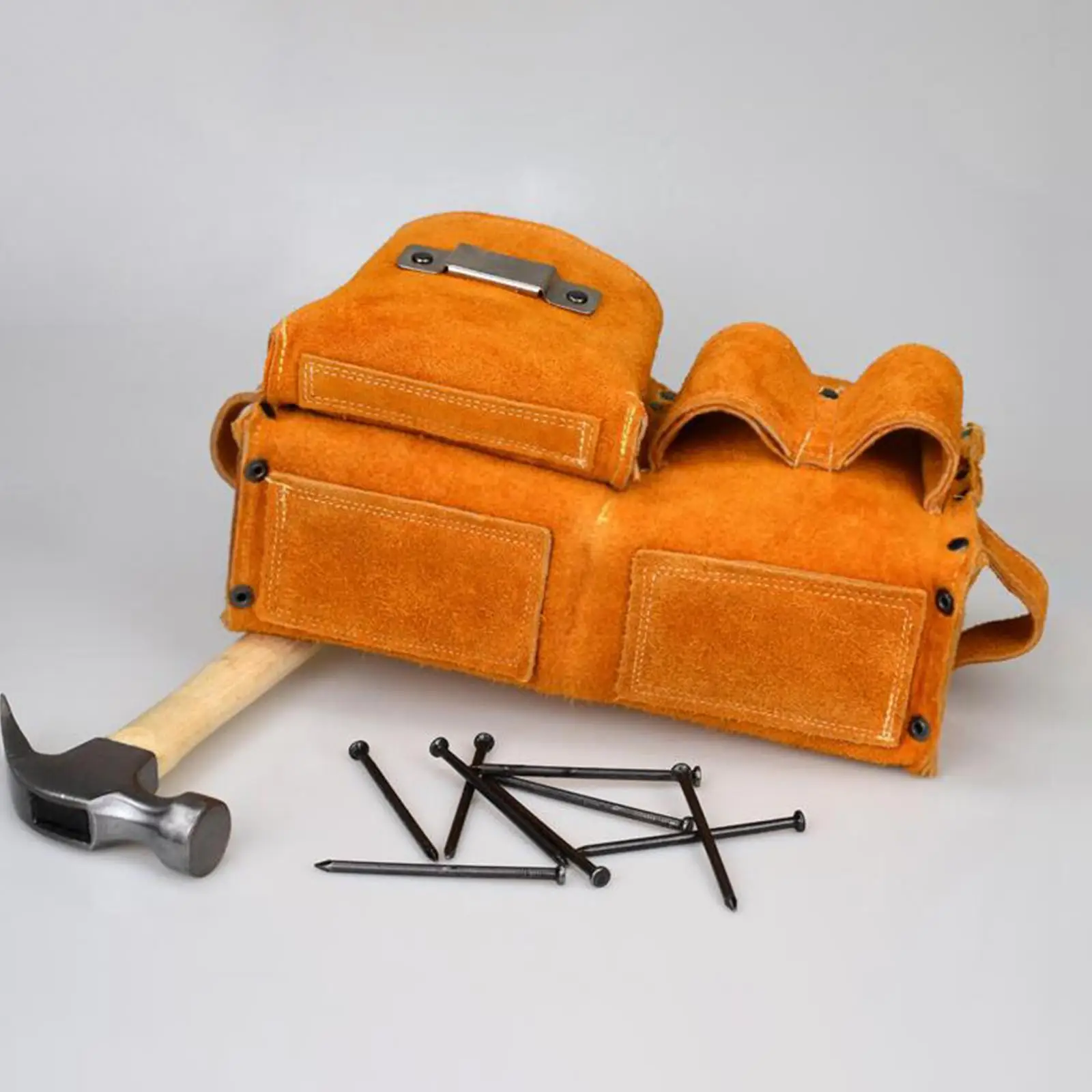 Retro Pouch Multipurpose Organizer Hardware Portable PU Leather Tool Case for Drills Screwdrivers Electrician Pliers
Retro Pouch Multipurpose Organizer Hardware Portable PU Leather Tool Case for Drills Screwdrivers Electrician Pliers