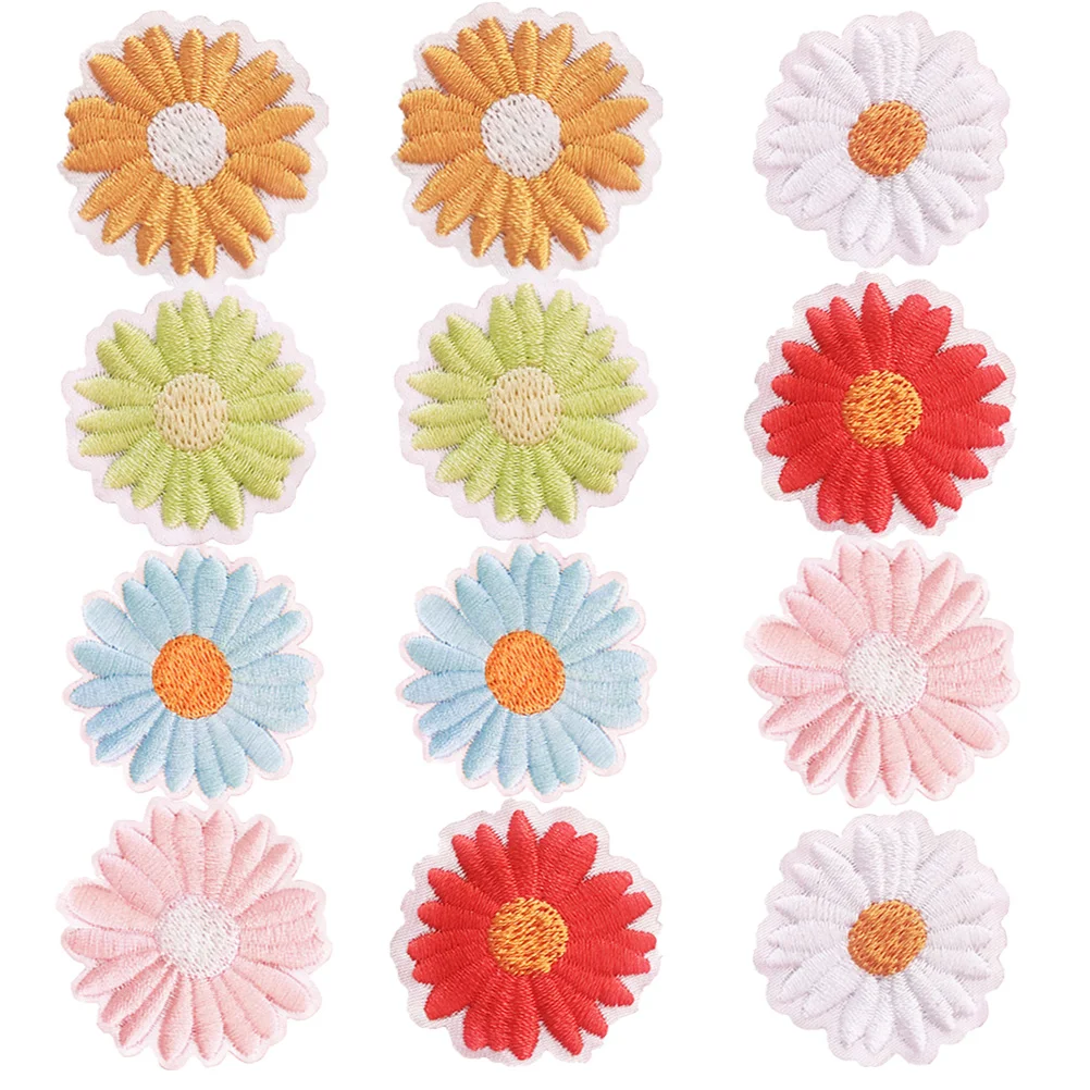 12Pcs Daisies Flower Patch Premium Material Creative Design DIY Clothing Accessories Sewing Appliques for Jeans Jackets Hats
12Pcs Daisies Flower Patch Premium Material Creative Design DIY Clothing Accessories Sewing Appliques for Jeans Jackets Hats