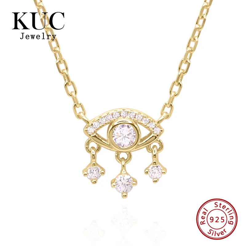 Fine Jewelry 925 Sterling Silver Chain Luxury Design High End Trendy Eye Shape Zircon Pendant Necklaces for Women
Fine Jewelry 925 Sterling Silver Chain Luxury Design High End Trendy Eye Shape Zircon Pendant Necklaces for Women