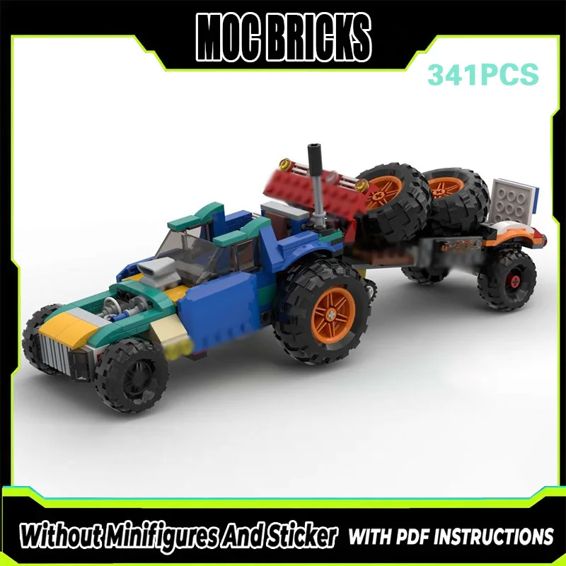 Конструктор City Car Model MOC: Модифицированный автомобиль с прицепом, модульная технология, подарки, праздничный набор для сборки, детские игрушки
Конструктор City Car Model MOC: Модифицированный автомобиль с прицепом, модульная технология, подарки, праздничный набор для сборки, детские игрушки