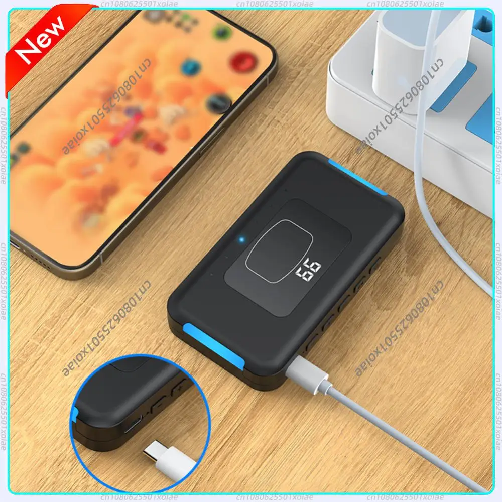 Smart Phone Wireless Auto Screen Clicker Bluetooth-Compatible Mute Clicker Tapper for All Smart Phone for Live Stream Play Game
