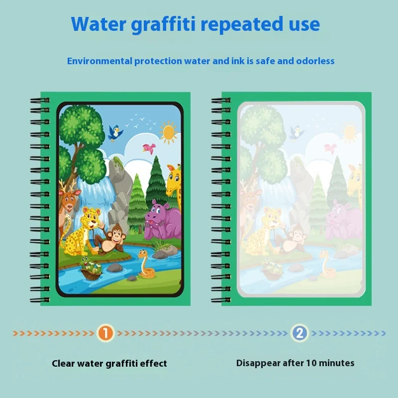Water Painting Books Magic Coloring Book Montessori Kids Drawing Toys Boys Girls Early Education Toys Children Birthday Gifts
Water Painting Books Magic Coloring Book Montessori Kids Drawing Toys Boys Girls Early Education Toys Children Birthday Gifts