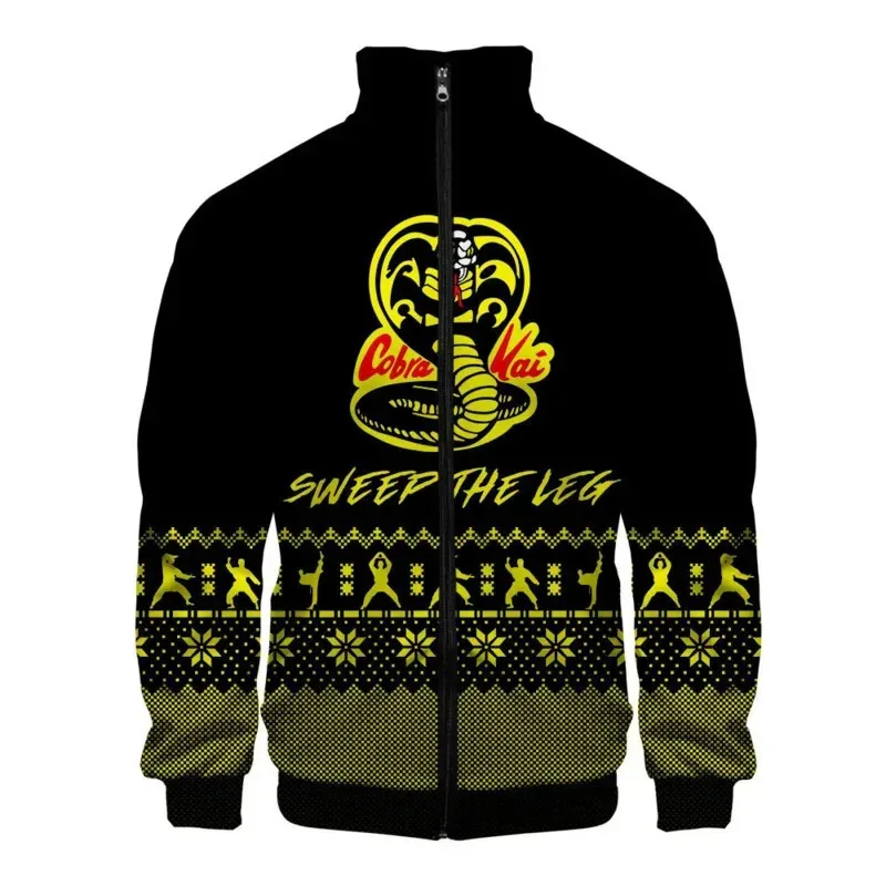 CyAnime Costume Cosplay Karate Kid Cobra Kai Women Men Zipper Hoodies Jackets 3D Stand Collar Sweatshirt Tops Boy Tracksuit Stre
CyAnime Costume Cosplay Karate Kid Cobra Kai Women Men Zipper Hoodies Jackets 3D Stand Collar Sweatshirt Tops Boy Tracksuit Stre