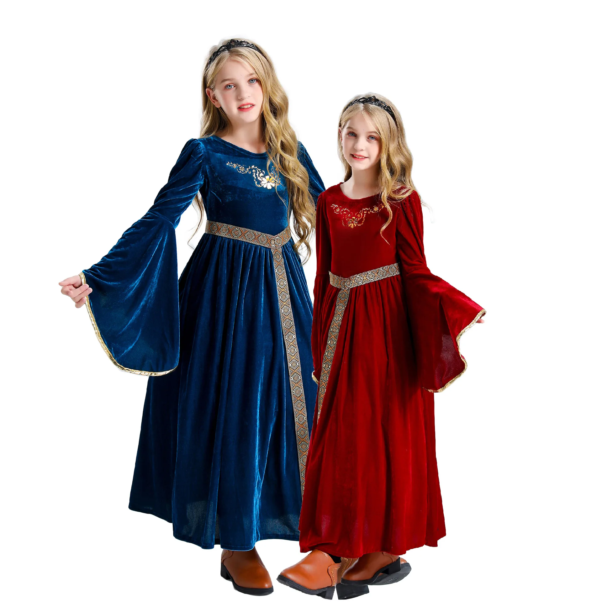 Halloween Children's Medieval Court Princess Dress, Girl's Retro Dress Girl's Stage Drama Dress
Halloween Children's Medieval Court Princess Dress, Girl's Retro Dress Girl's Stage Drama Dress