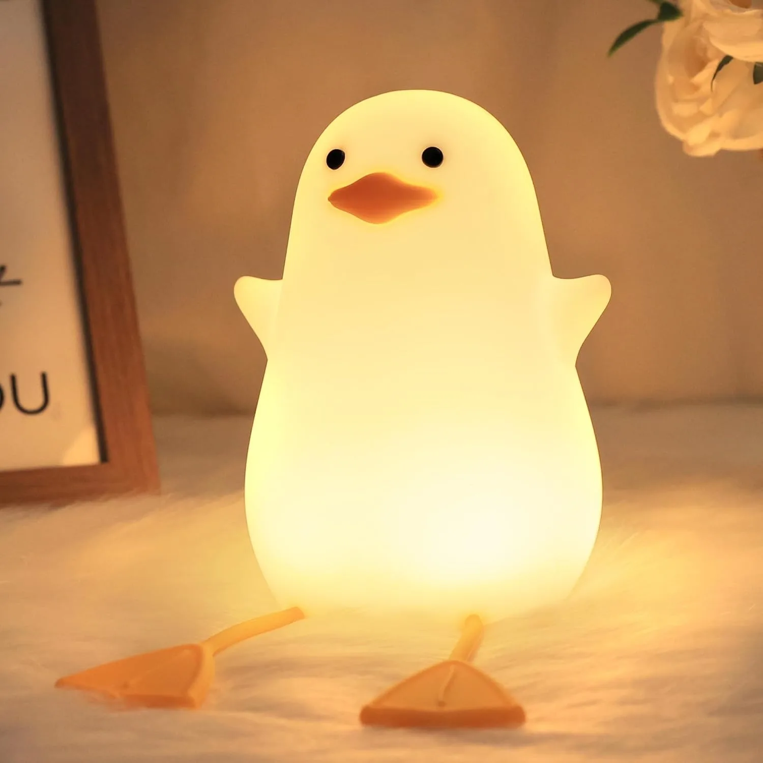 Cute Silicone Duck Lamp Atmosphere Night Light USB Rechargeable Bedroom Soft Light Sleeping Bedside Lamp Sleeping Companion Gift
Cute Silicone Duck Lamp Atmosphere Night Light USB Rechargeable Bedroom Soft Light Sleeping Bedside Lamp Sleeping Companion Gift