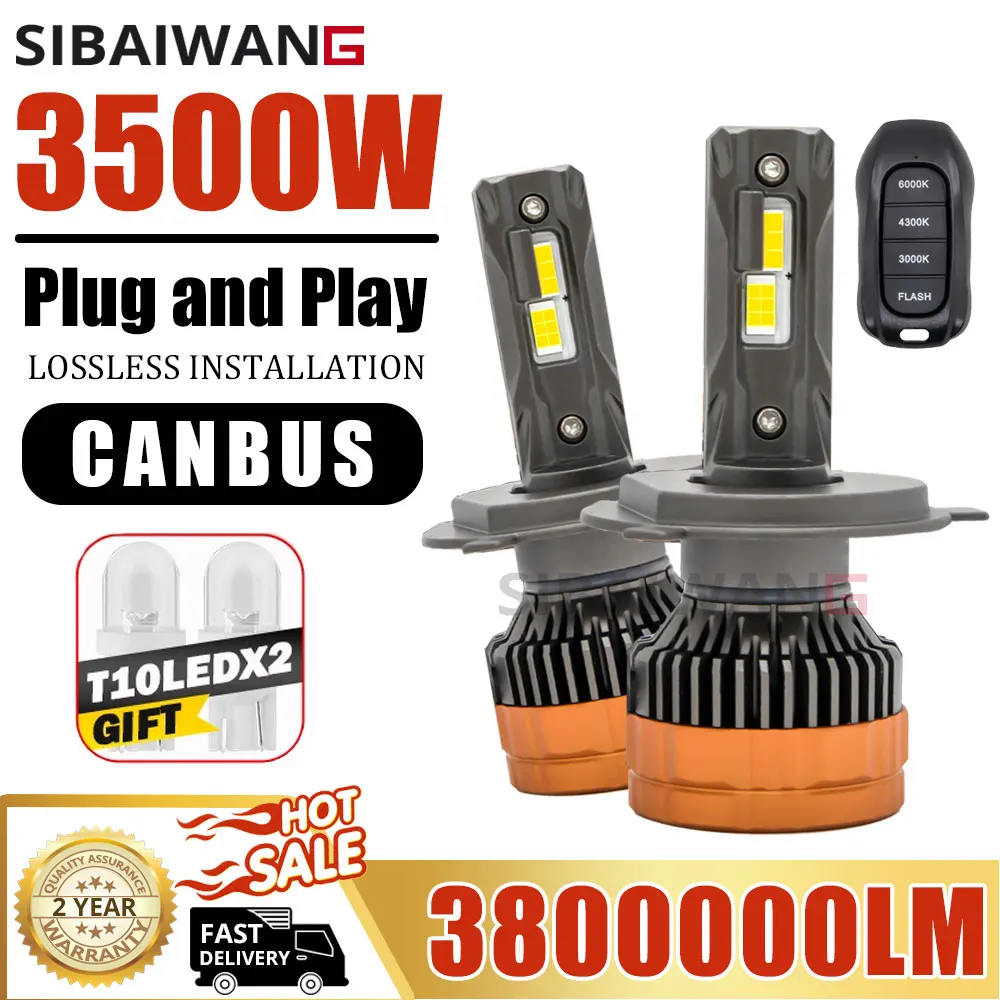 H7 H4 LED Tri-color LED Headlights With Remote,H1 H11 H3 9005 9006 Dual Projector Lens & Cooling Fan Cars 6000K 4300K 12V 2pcs
H7 H4 LED Tri-color LED Headlights With Remote,H1 H11 H3 9005 9006 Dual Projector Lens & Cooling Fan Cars 6000K 4300K 12V 2pcs