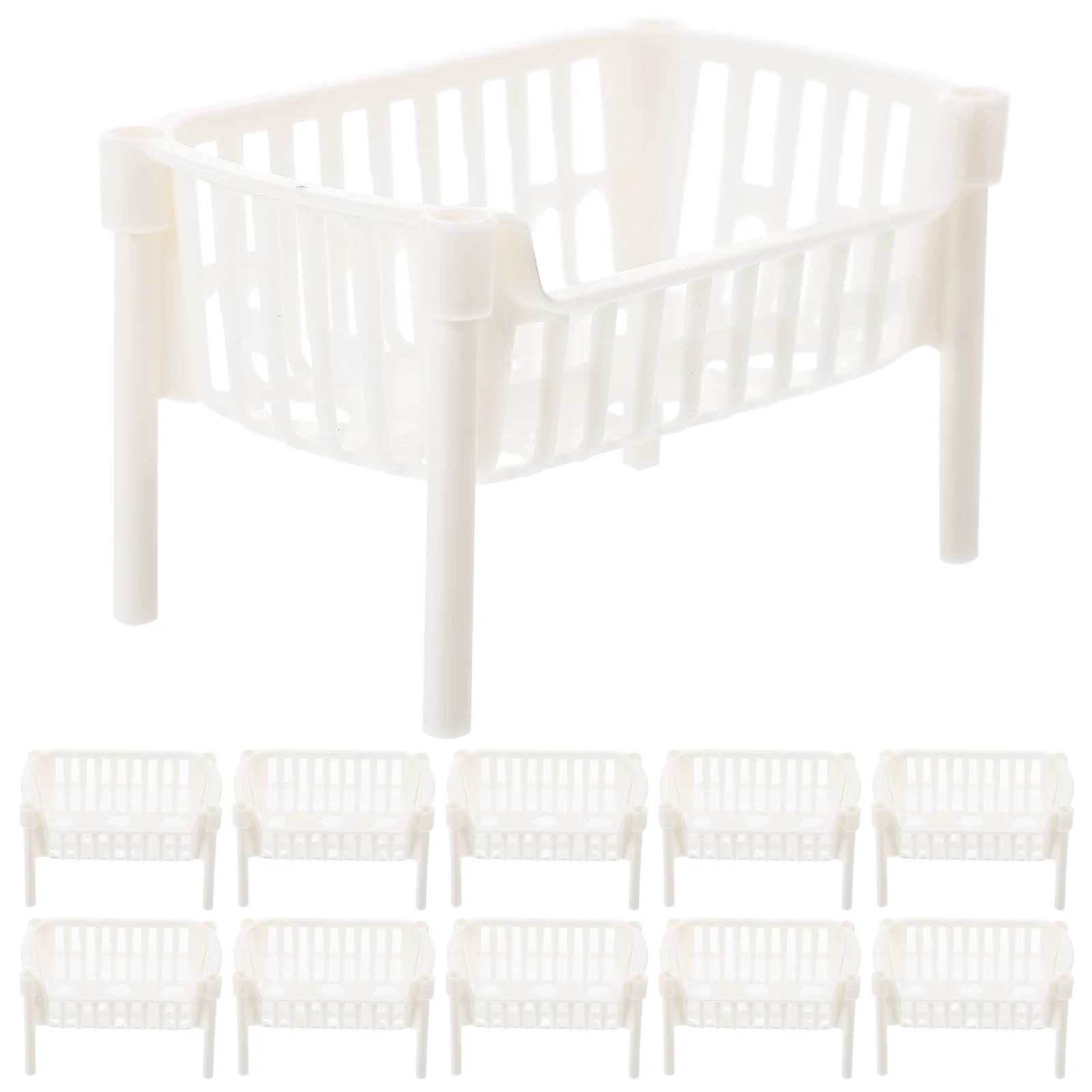 10 Pcs Miniature Plastic Shelves Storage Rack House Furniture Accessory nament Mini Shelf Model Lightweight
10 Pcs Miniature Plastic Shelves Storage Rack House Furniture Accessory nament Mini Shelf Model Lightweight
