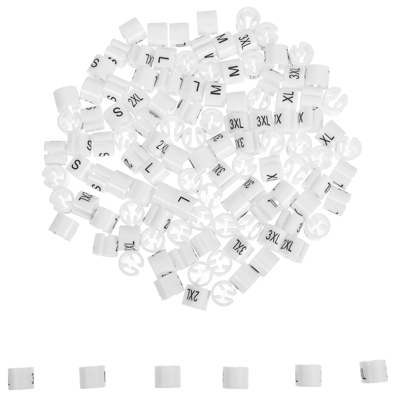 120 Pcs Clothing Size Clip Clothes Clips Hanger Marker Drawstring Labels Plastic Tag Tags
120 Pcs Clothing Size Clip Clothes Clips Hanger Marker Drawstring Labels Plastic Tag Tags