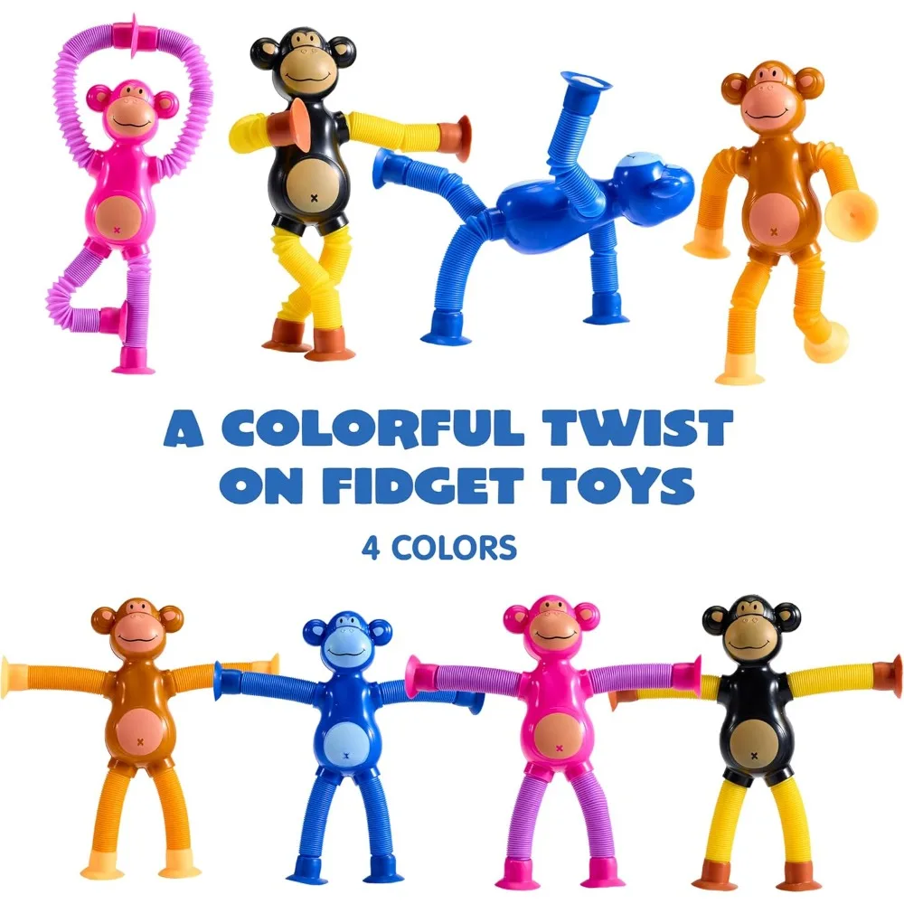 4PCS Monkey Pop Tubes, Sensory Fidget Toys for Kids Adults, Stress Relief Toys for Autism ADHD, Party Favors Classroom Prizes
4PCS Monkey Pop Tubes, Sensory Fidget Toys for Kids Adults, Stress Relief Toys for Autism ADHD, Party Favors Classroom Prizes