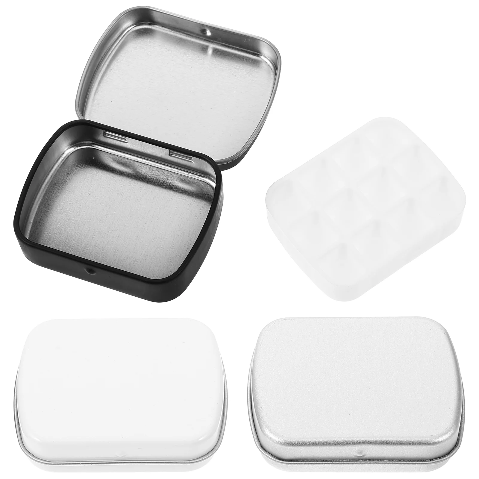 3 Pcs Nail Mini Packaging Box Watercolor Pallet Palette with Lid Paint Tray Empty Tin Mixing Travel Metal
3 Pcs Nail Mini Packaging Box Watercolor Pallet Palette with Lid Paint Tray Empty Tin Mixing Travel Metal