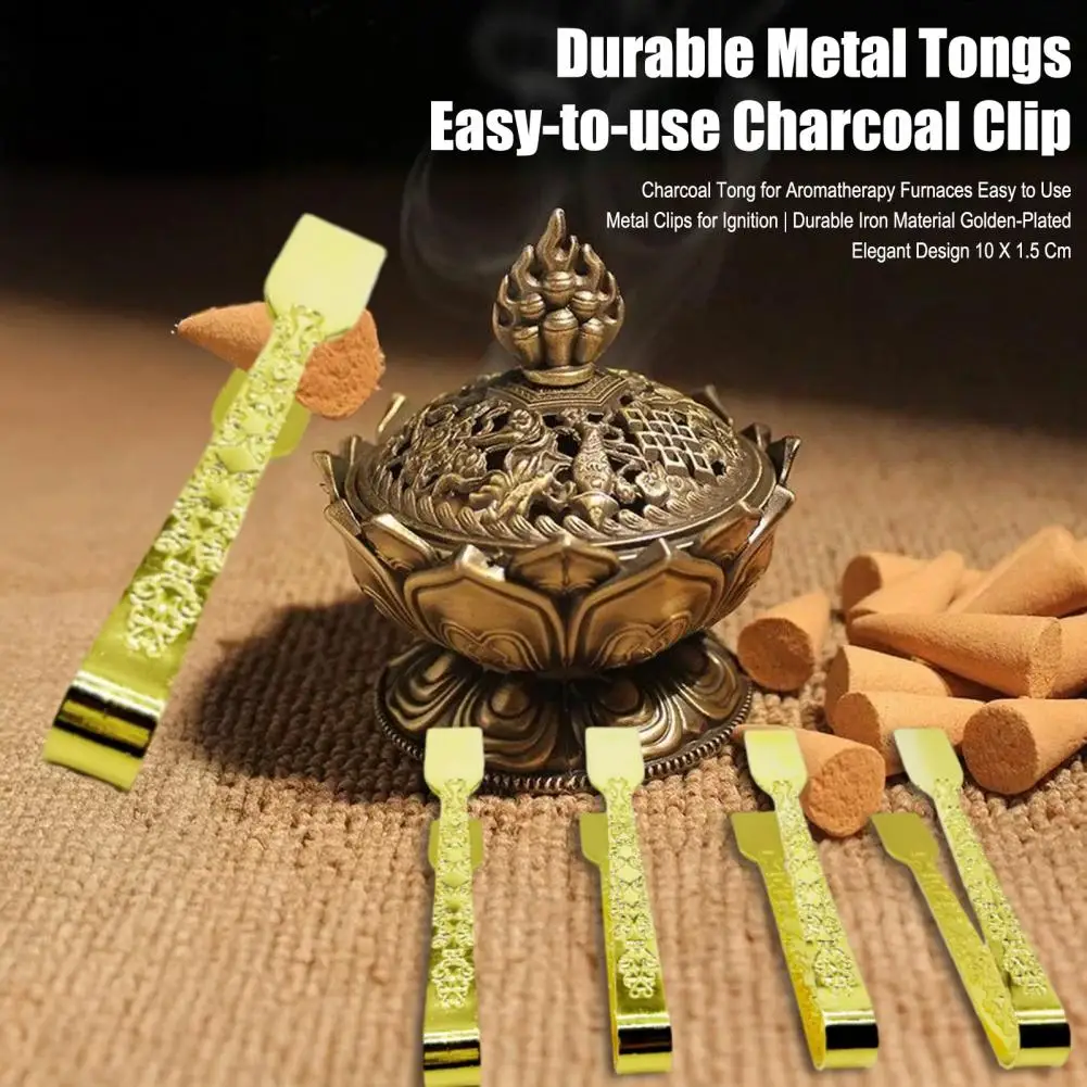 Vintage Charcoal Tongs Metal Charcoal Clips Metal Charcoal Tongs with Golden-plated Engraved Handles Incense Burner Accessories
Vintage Charcoal Tongs Metal Charcoal Clips Metal Charcoal Tongs with Golden-plated Engraved Handles Incense Burner Accessories