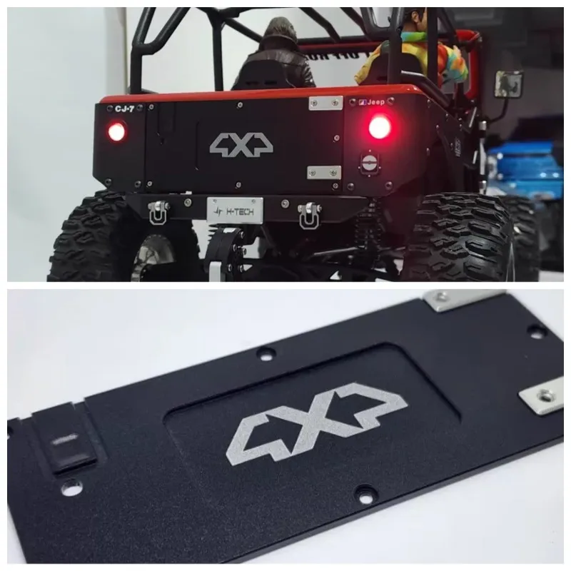 Metal Tailgate Plate for Axial SCX10 III CJ-7 Jeep 1/10 RC Crawler, RC Car Upgrade Modification Decoration Part Accessories
Metal Tailgate Plate for Axial SCX10 III CJ-7 Jeep 1/10 RC Crawler, RC Car Upgrade Modification Decoration Part Accessories