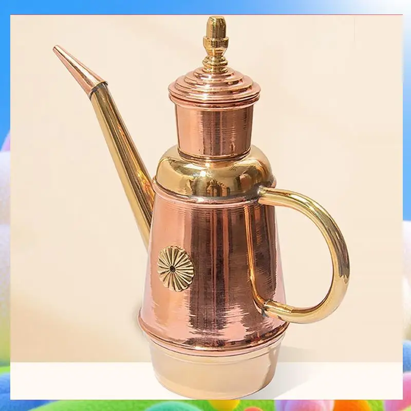 Бутылка-дозатор оливкового масла, медный горшок для масла ручной работы для кухни, ресторана, магазина пиццы-AA25
Бутылка-дозатор оливкового масла, медный горшок для масла ручной работы для кухни, ресторана, магазина пиццы-AA25