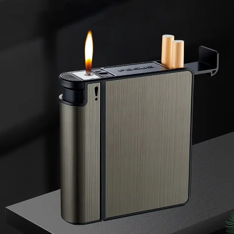 Зажигалка, портсигар, 20 шт., портативная автоматическая коробка для сигарет, портсигар, не зажигалка, гаджет для мужчин, креативные подарки
Зажигалка, портсигар, 20 шт., портативная автоматическая коробка для сигарет, портсигар, не зажигалка, гаджет для мужчин, креативные подарки