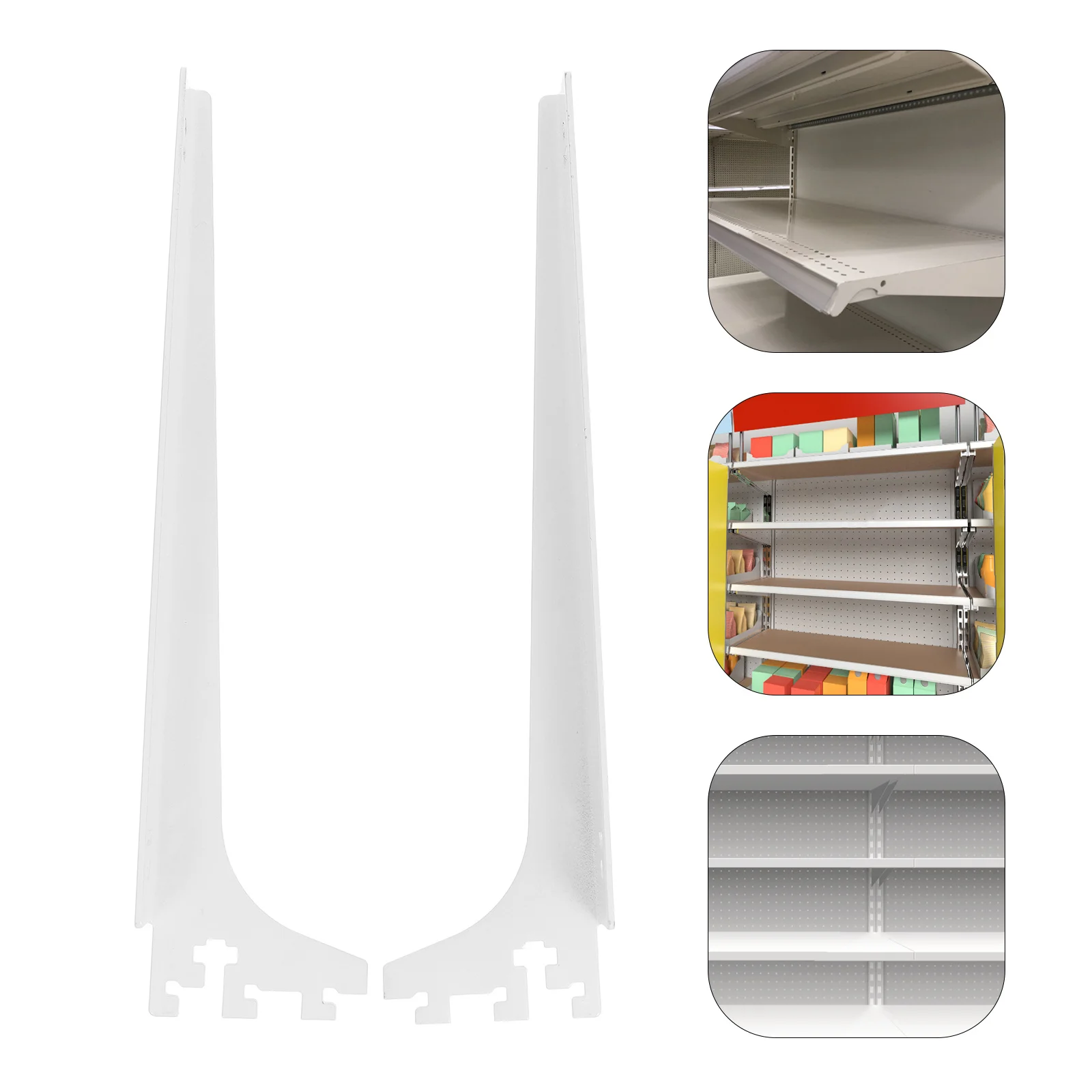 2 pcs Shelf Brackets Heavy Duty White Cold Rolled Steel Pegboard Support For Bathroom Bedroom Workshop Shelf Hardware
2 pcs Shelf Brackets Heavy Duty White Cold Rolled Steel Pegboard Support For Bathroom Bedroom Workshop Shelf Hardware