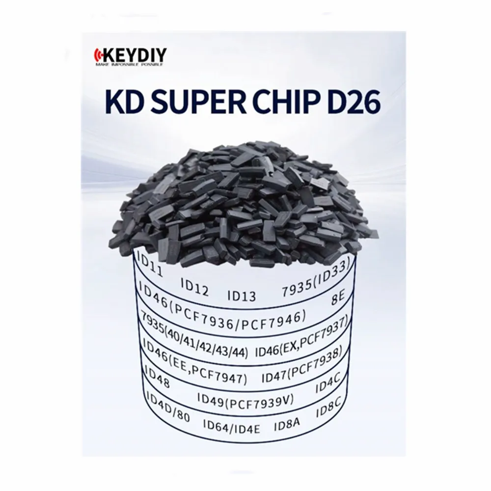 5Pcs/Lot New Arrival KEYDIY KD Super Chip Works For KD-X2/ KD-Max /Tango KD chip ID26
5Pcs/Lot New Arrival KEYDIY KD Super Chip Works For KD-X2/ KD-Max /Tango KD chip ID26