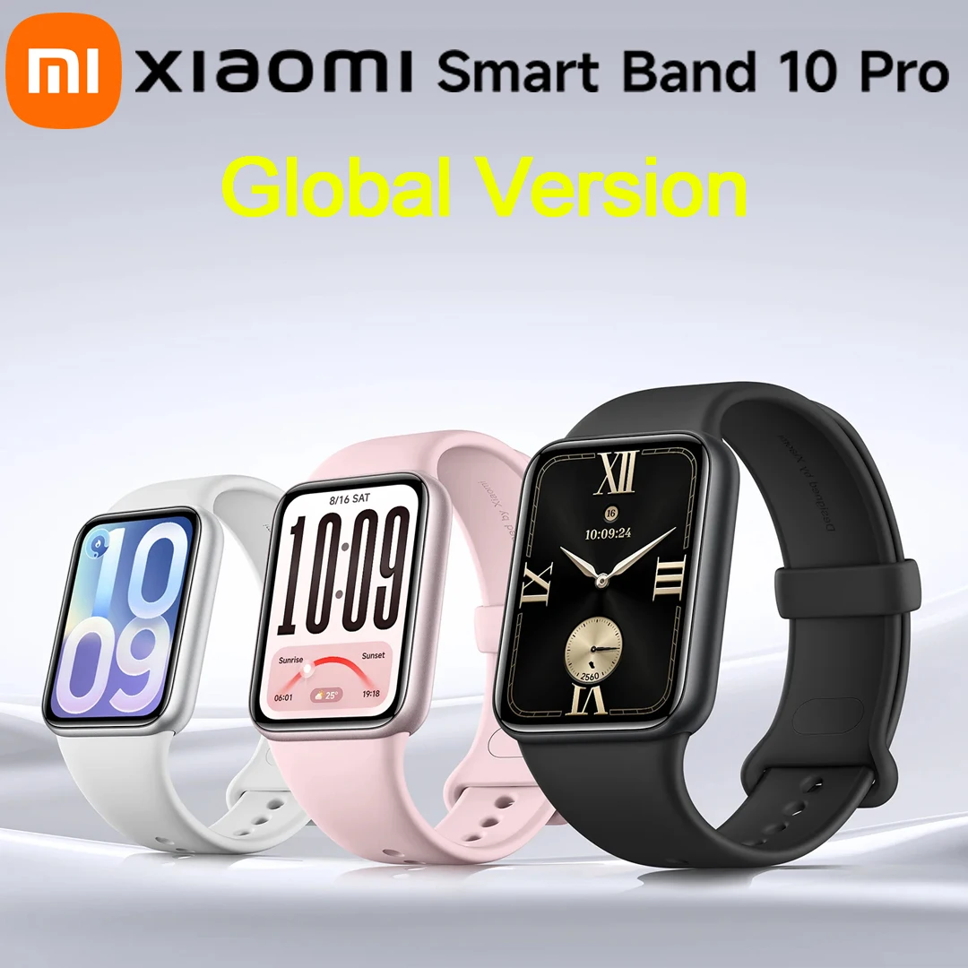 Global Version Xiaomi Smart Band 10 Pro 1.74" AMOLED Display 150+ Sports Modes GNSS Positioning 5ATM Health Sleep HRV Monitoring
Global Version Xiaomi Smart Band 10 Pro 1.74" AMOLED Display 150+ Sports Modes GNSS Positioning 5ATM Health Sleep HRV Monitoring