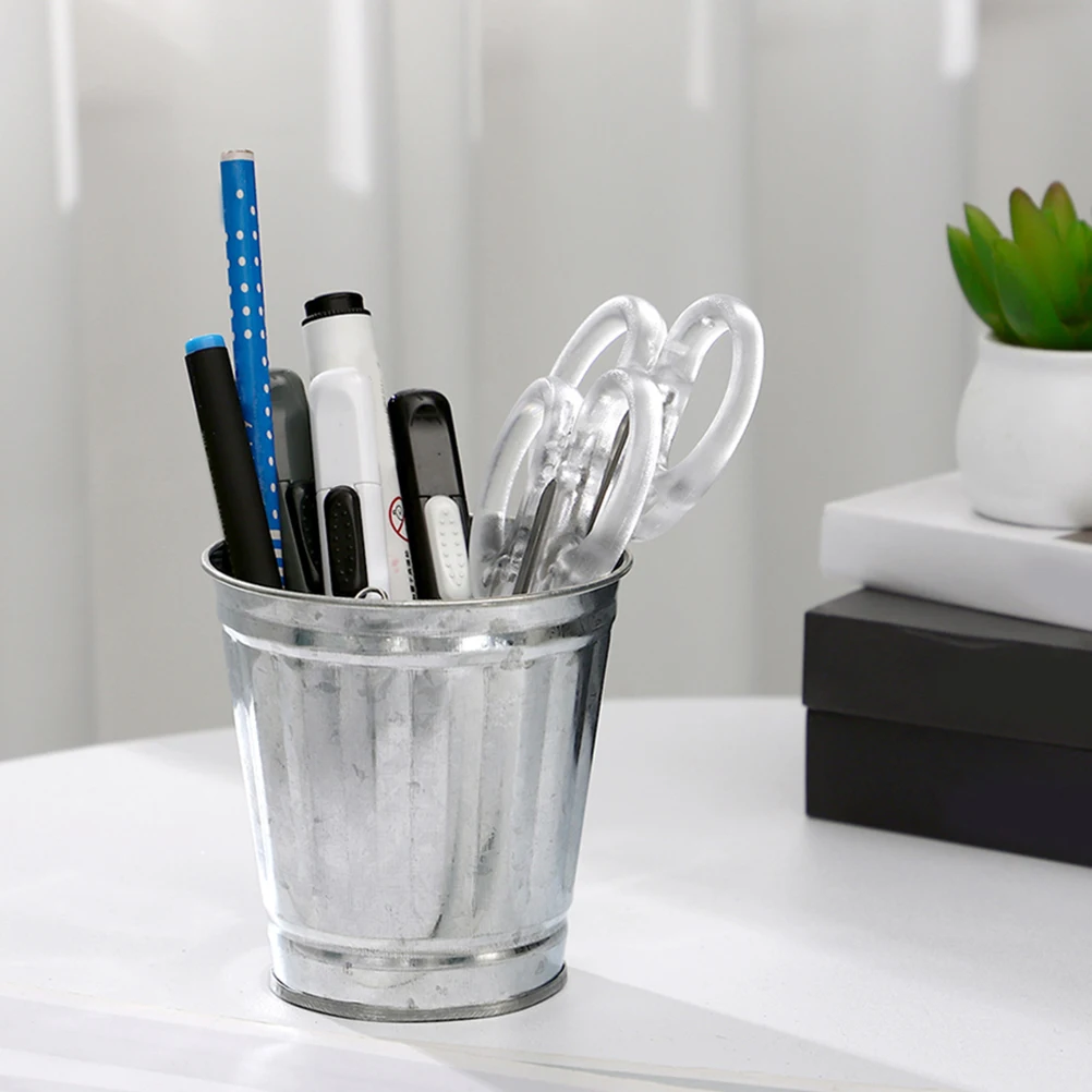 4 Pcs Mini Trash Can Desktop Storage Jar Flower Pot Pen Holder Iron Material Garbage Bin Kitchen Bedroom Bathroom
4 Pcs Mini Trash Can Desktop Storage Jar Flower Pot Pen Holder Iron Material Garbage Bin Kitchen Bedroom Bathroom