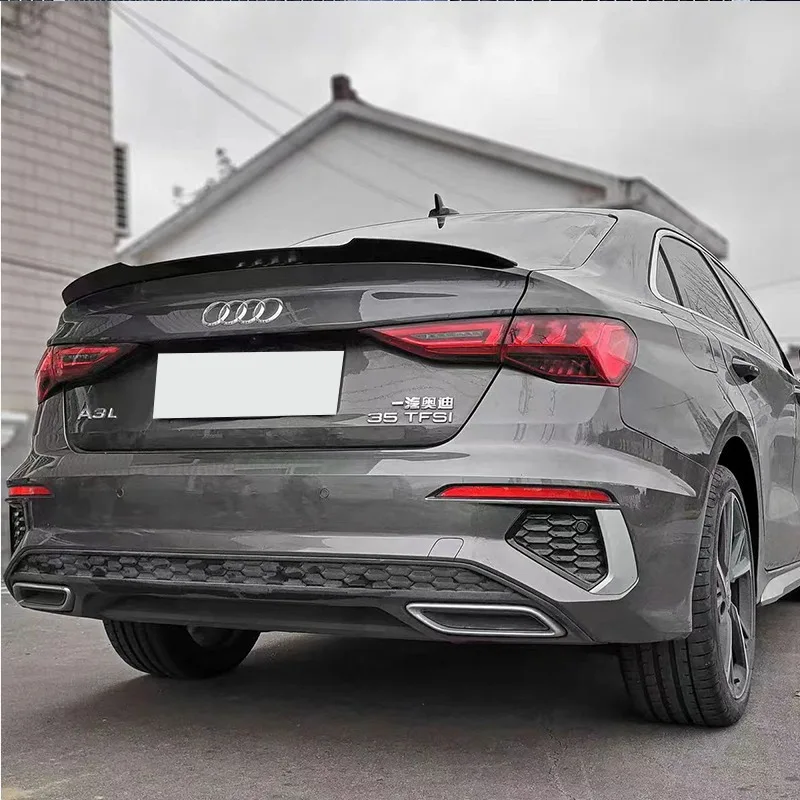 For Audi A3 S3 RS3 8Y 2021-2024 Sedan M4 Style Car Rear Boot Spoiler Cap Wing Rear Trunk Roof Lip Spoiler Splitter Bodykit
For Audi A3 S3 RS3 8Y 2021-2024 Sedan M4 Style Car Rear Boot Spoiler Cap Wing Rear Trunk Roof Lip Spoiler Splitter Bodykit