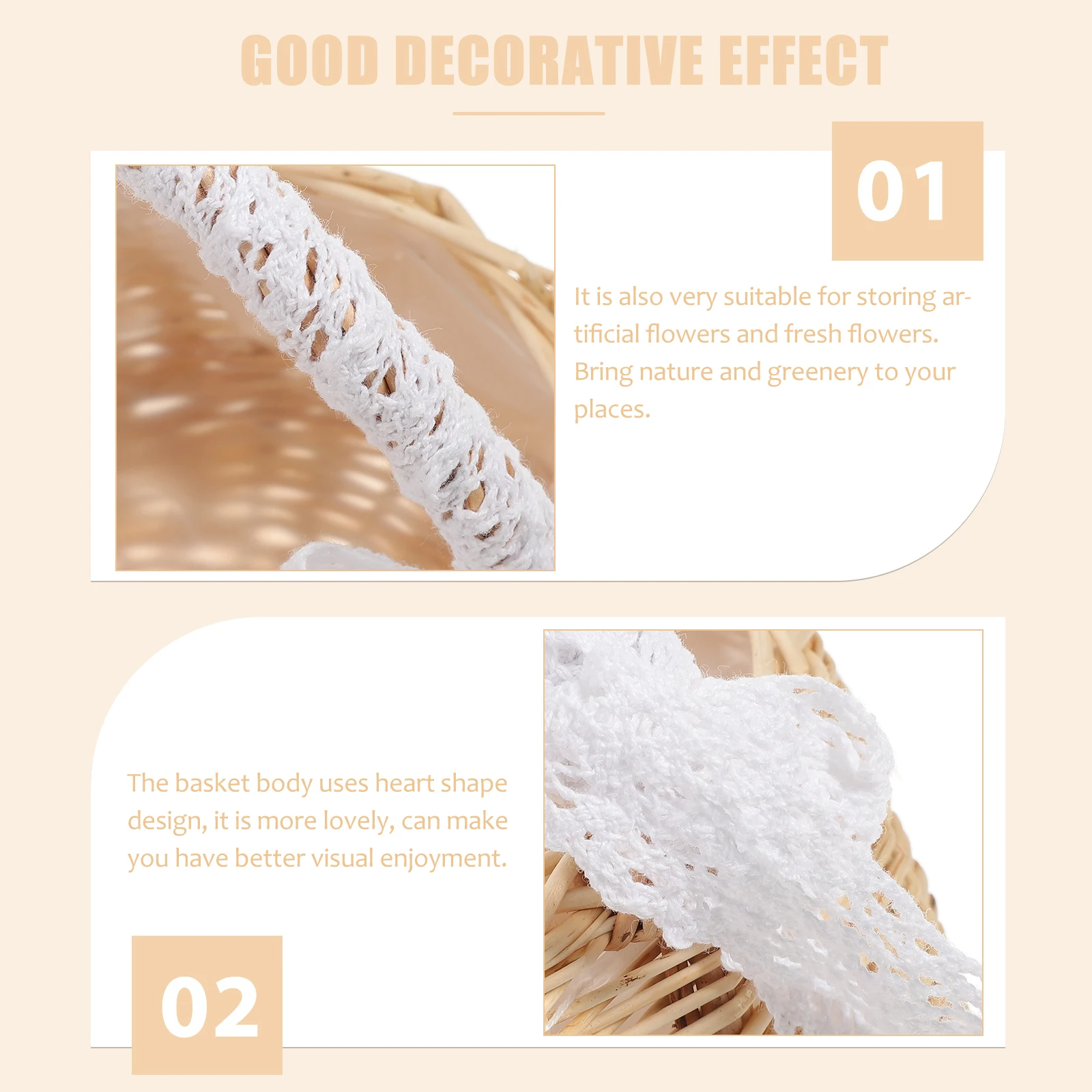 Rattan Flower Basket H woven Eco Friendly Storage Container Decorative Photo Props Gift Holder Woven Basket Storage
Rattan Flower Basket H woven Eco Friendly Storage Container Decorative Photo Props Gift Holder Woven Basket Storage