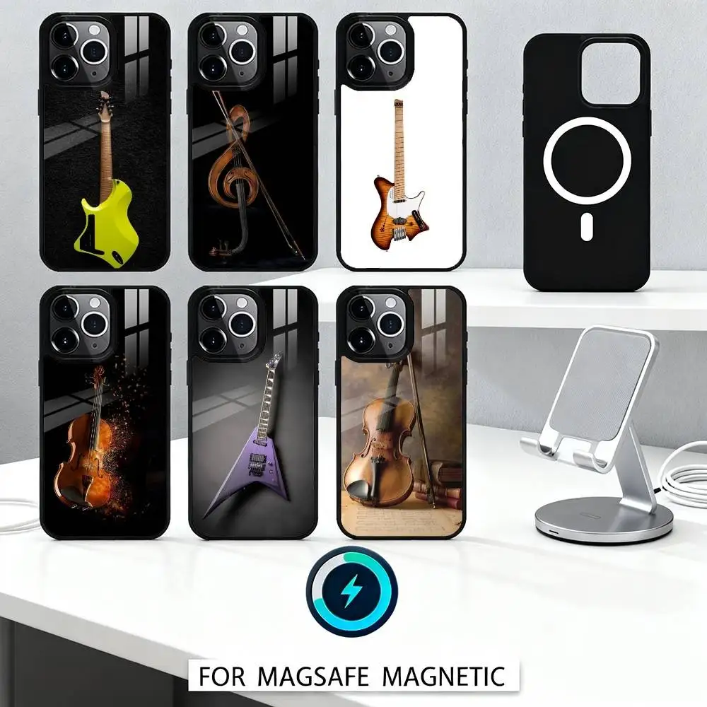 Music Musical Violin Guitar Phone Case Magnetic For iPhone17 16 15 14 13 12 Pro Max For Magsafe Wireless Charging Cover
Music Musical Violin Guitar Phone Case Magnetic For iPhone17 16 15 14 13 12 Pro Max For Magsafe Wireless Charging Cover