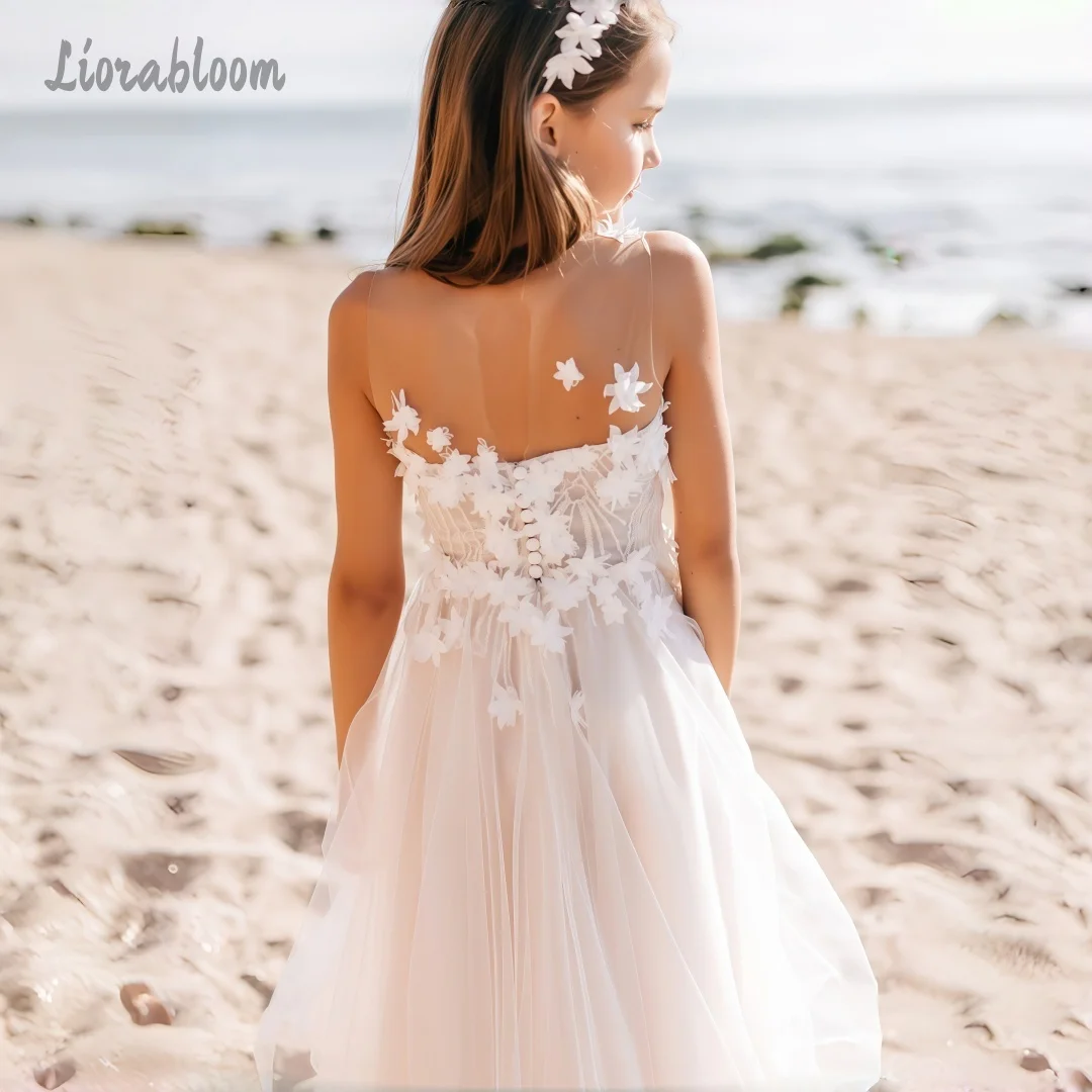 Girls' Simple Tulle Dress Custom Flower Girl Gown Princess Party Dress Wedding Party Attire Dress свадебное платье
Girls' Simple Tulle Dress Custom Flower Girl Gown Princess Party Dress Wedding Party Attire Dress свадебное платье