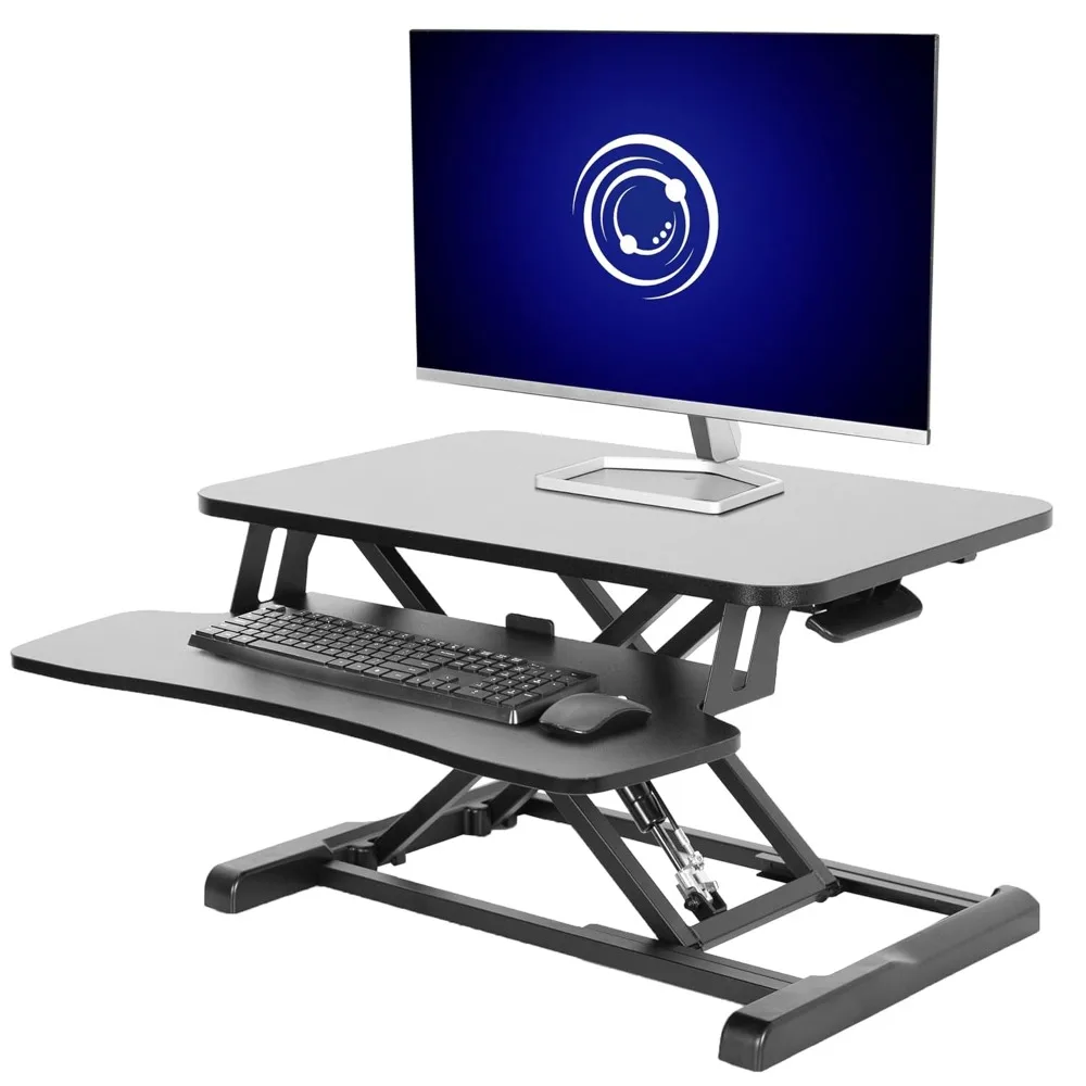 26 inch Desk Converter, K Series, Height Adjustable Sit to Stand Riser, Dual Monitor and Laptop Workstation , Customized
26 inch Desk Converter, K Series, Height Adjustable Sit to Stand Riser, Dual Monitor and Laptop Workstation , Customized