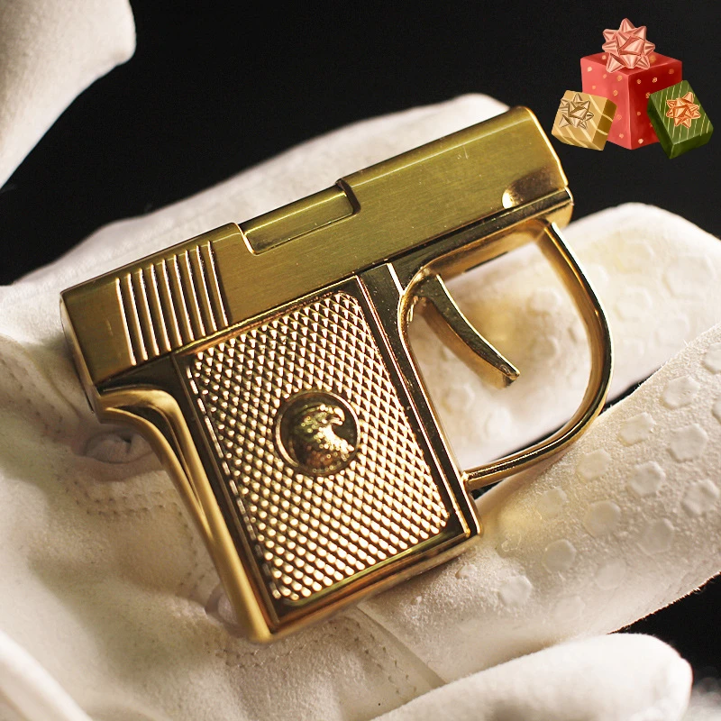 2025 New Metal Model Portable Mini Gun Lighter Straight Windproof Cigarette Accessories Men Gadget Lighter Gift Set
2025 New Metal Model Portable Mini Gun Lighter Straight Windproof Cigarette Accessories Men Gadget Lighter Gift Set
