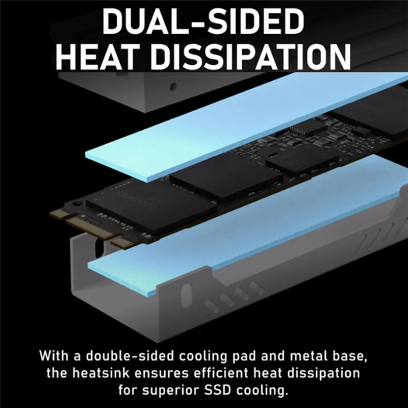 A46U ARGB M.2 SSD Heatsink With Build-In 20Mm PWM Fan 5V 3-Pin ARGB Sync High-Performance SSD Cooler For M.2 2280
A46U ARGB M.2 SSD Heatsink With Build-In 20Mm PWM Fan 5V 3-Pin ARGB Sync High-Performance SSD Cooler For M.2 2280