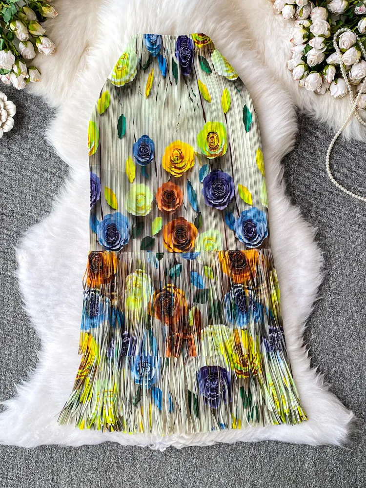 Романтическая длинная юбка с принтом розы ter Ne Dr, женская облегающая длинная юбка, корейская юбка с высокой талией для поездок на работу 
Романтическая длинная юбка с принтом розы ter Ne Dr, женская облегающая длинная юбка, корейская юбка с высокой талией для поездок на работу