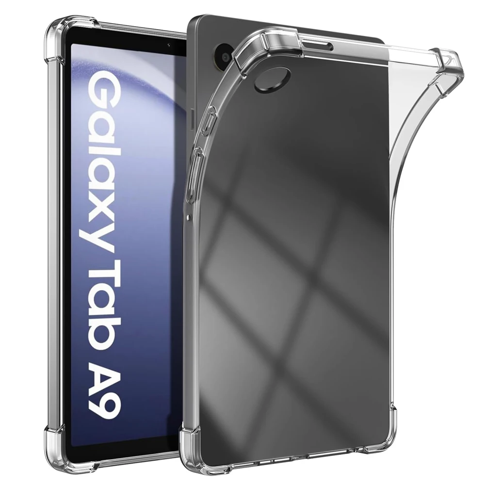 Clear Case for Samsung Galaxy Tab A9 (8.7") 2023 (SM-X110/SM-X115/SM-X117) Flexible Transparent Soft TPU Reinforced Corner Cover
Clear Case for Samsung Galaxy Tab A9 (8.7") 2023 (SM-X110/SM-X115/SM-X117) Flexible Transparent Soft TPU Reinforced Corner Cover