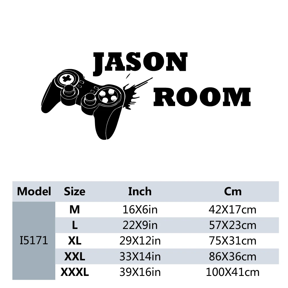 1 pc diy Custom gamer name Wall Art Decal Wall Stickers Pvc Material For Kids Rooms Diy Home Decoration Vinyl Art Decal
1 pc diy Custom gamer name Wall Art Decal Wall Stickers Pvc Material For Kids Rooms Diy Home Decoration Vinyl Art Decal