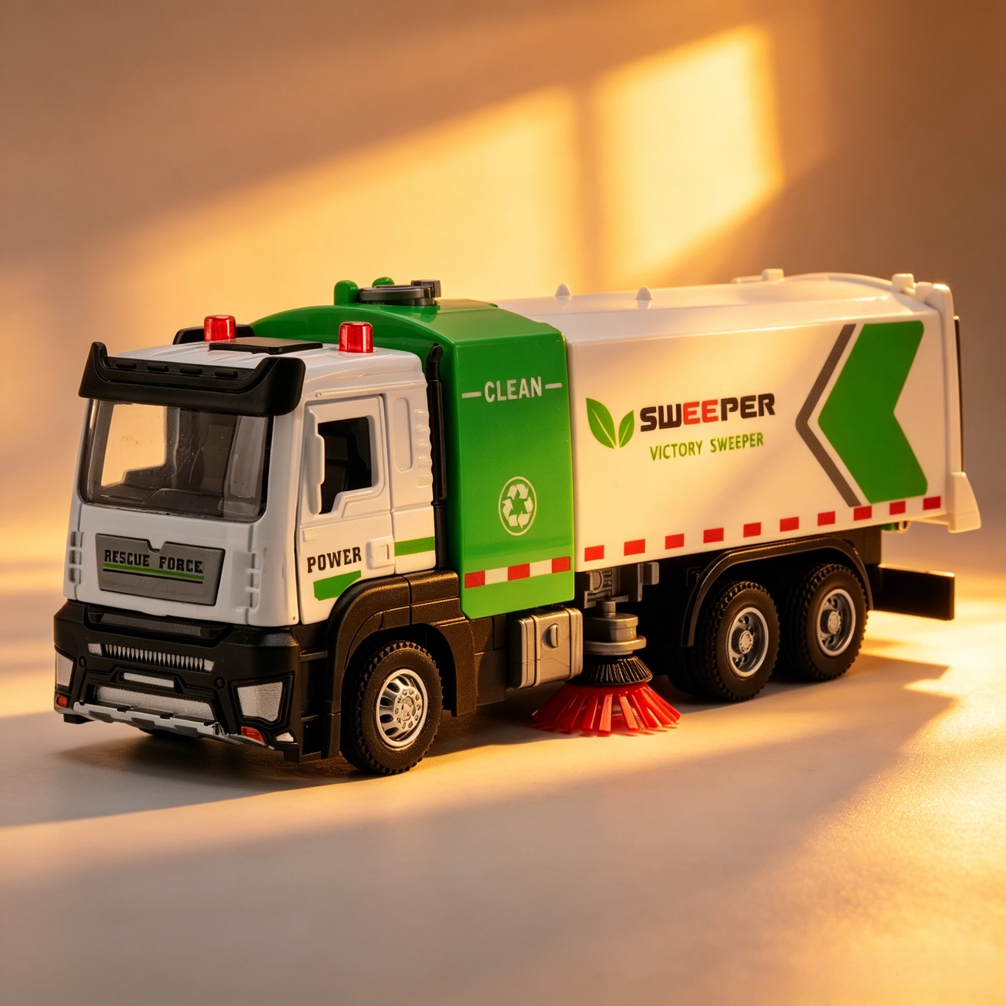 1:32 Scale City Sweeper Model Toy Car Metal Diecast Vehicles Pull Back Sound Light Models Gifts
1:32 Scale City Sweeper Model Toy Car Metal Diecast Vehicles Pull Back Sound Light Models Gifts