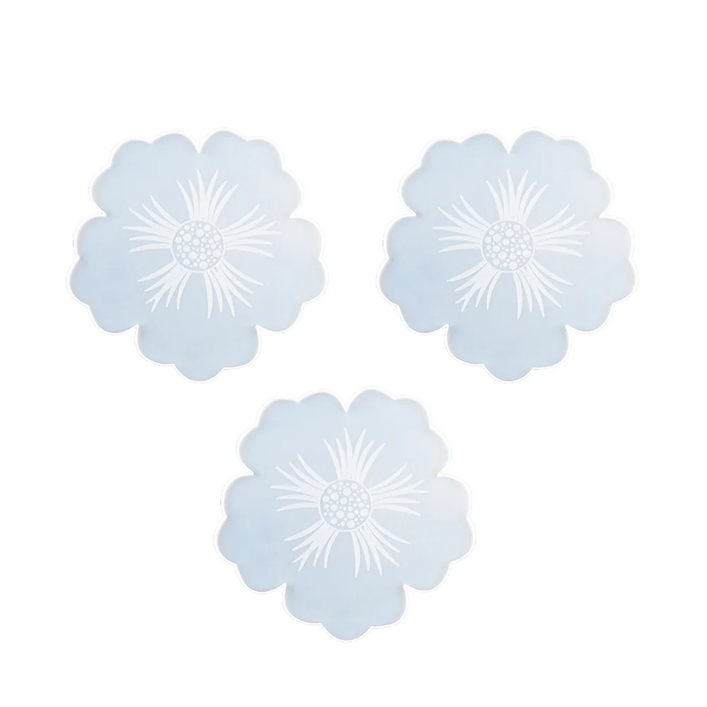 3pcs Crystal Epoxy Resin Casting Coaster Mold Silica Gel DIY Craft Flower Shape Flexible Durable Practical Home Use Jewelry
3pcs Crystal Epoxy Resin Casting Coaster Mold Silica Gel DIY Craft Flower Shape Flexible Durable Practical Home Use Jewelry