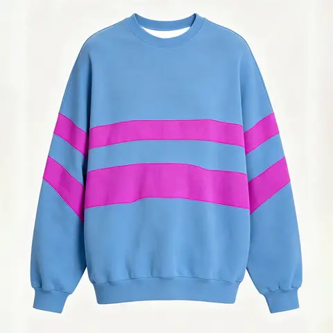 Undertale Frisk Game 3D Print Round Neck Sweatshirt Frisk Chara Cosplay Pullover Unisex Casual Long Sleeve Street Top Streetwear