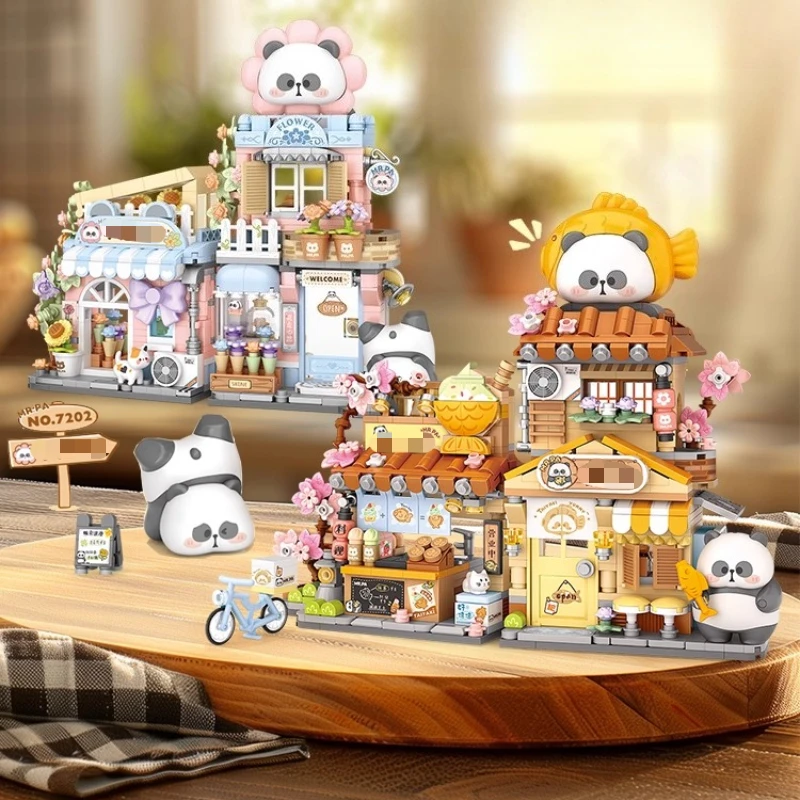 SEMBO Panda Flower House Building Blocks Creative Hand-assembled Street Scene Peripheral Toys Taiyaki Shop Model Trendy Toys
SEMBO Panda Flower House Building Blocks Creative Hand-assembled Street Scene Peripheral Toys Taiyaki Shop Model Trendy Toys