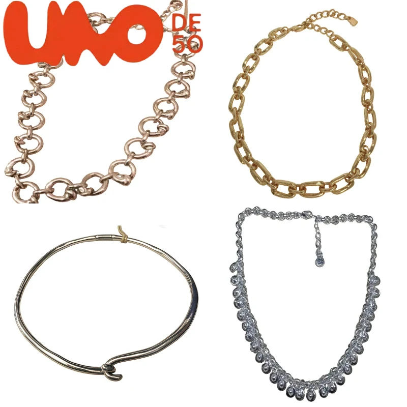 Новейшее модное универсальное ожерелье UNOde50 S925 и позолоченное 14K с покрытием 14K, доступное по цене.
Новейшее модное универсальное ожерелье UNOde50 S925 и позолоченное 14K с покрытием 14K, доступное по цене.