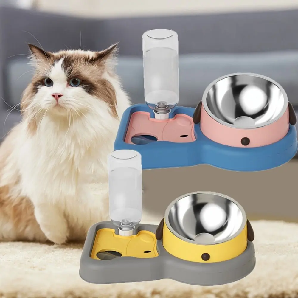 Protection Neck 3 in 1 Cat Bowl Large Capacity Detachable Cat Dog Food Bowl with Water Bottle Anti Knockover
Protection Neck 3 in 1 Cat Bowl Large Capacity Detachable Cat Dog Food Bowl with Water Bottle Anti Knockover