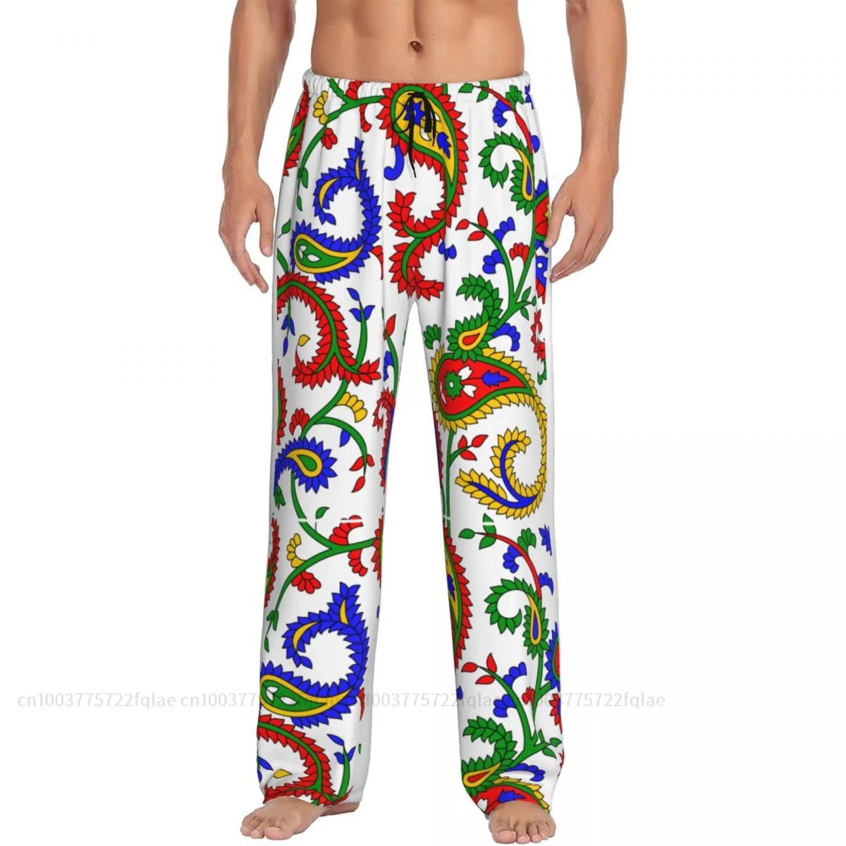 Fashion Mens Casua Loose Sport Pajama Pants Sleepwear Colorful Kalamkari Paisley Blue Trousers
Fashion Mens Casua Loose Sport Pajama Pants Sleepwear Colorful Kalamkari Paisley Blue Trousers