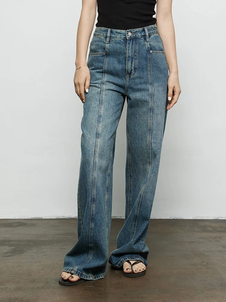 Ретро джинсы с широкими штанинами и деконструированным кроем, женские, с высокой талией, прямого кроя, из хлопка, летние, новые, повседневные, стильные
Ретро джинсы с широкими штанинами и деконструированным кроем, женские, с высокой талией, прямого кроя, из хлопка, летние, новые, повседневные, стильные