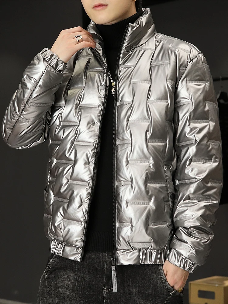 Men's Thiened Warmth down Cotton Jaet Autumn Winter Faionable Outerwear Youth ular Zipper Closure Long Sve Coat
Men's Thiened Warmth down Cotton Jaet Autumn Winter Faionable Outerwear Youth ular Zipper Closure Long Sve Coat