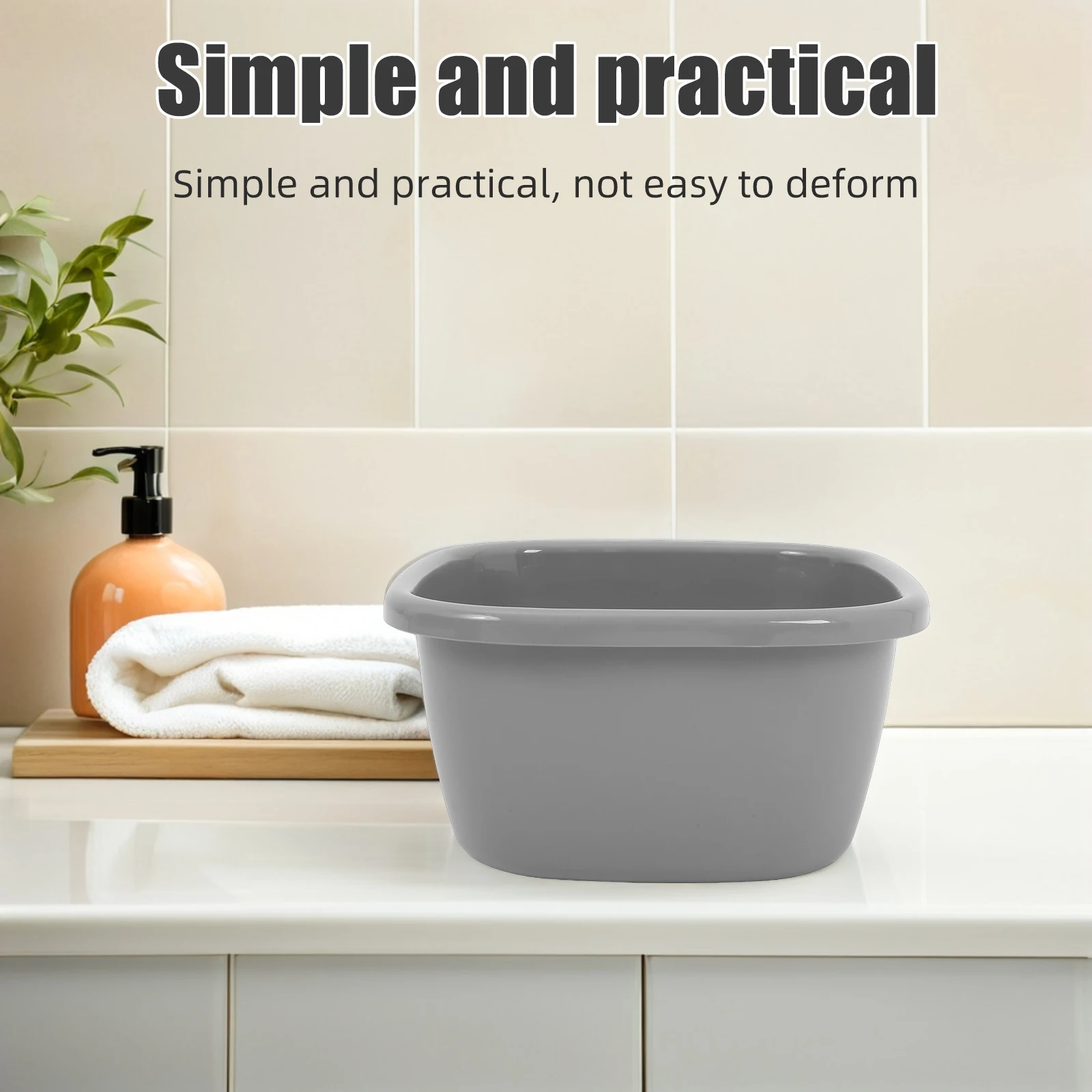 2pcs Laundry Hand Wash Tub Bath Basin for Adults Shampoo Sink Plastic Bed Supplies Large Capacity Durable Portable
2pcs Laundry Hand Wash Tub Bath Basin for Adults Shampoo Sink Plastic Bed Supplies Large Capacity Durable Portable