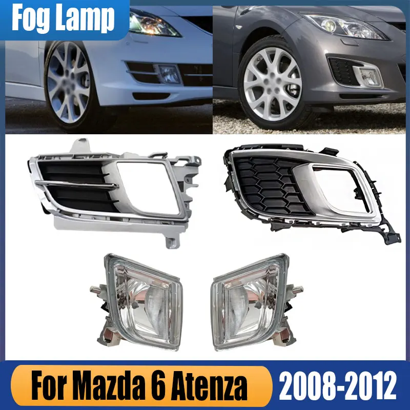 GV7D-51-680 GV7D-51-690 For Mazda 6 atenza 2008-2012 Front Bumper Fog Light Lamp Cover With Chrome Grille Grill Frame Auto Parts
GV7D-51-680 GV7D-51-690 For Mazda 6 atenza 2008-2012 Front Bumper Fog Light Lamp Cover With Chrome Grille Grill Frame Auto Parts