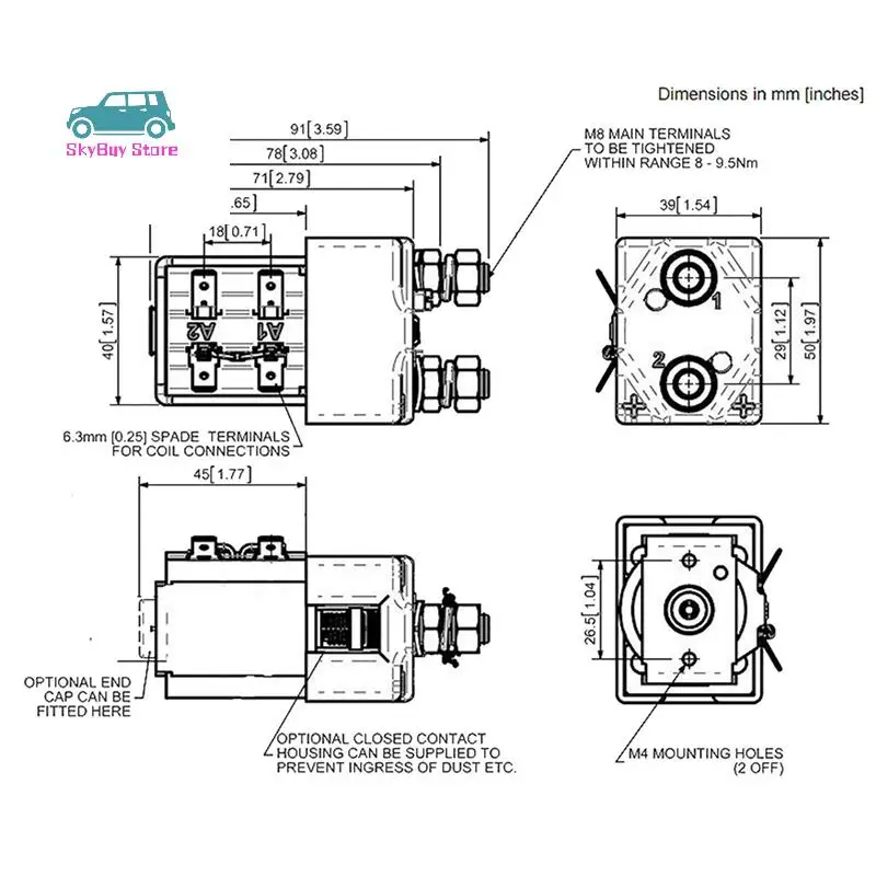 2X SW80-6 SW80B-156 DC24V Intermittent Contactor For Electric Forklift 125A Albright Single-Acting Solenoid Contactor
2X SW80-6 SW80B-156 DC24V Intermittent Contactor For Electric Forklift 125A Albright Single-Acting Solenoid Contactor