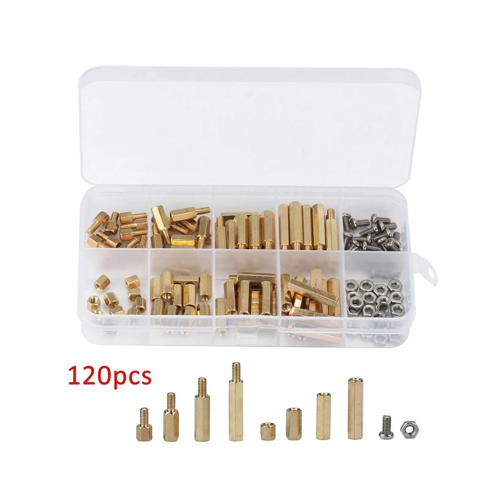 120pcs Injection Molding Knurl Insert Nut Embedded Nutsert Assortment Kit Set M3 Solid Brass Copper
120pcs Injection Molding Knurl Insert Nut Embedded Nutsert Assortment Kit Set M3 Solid Brass Copper
