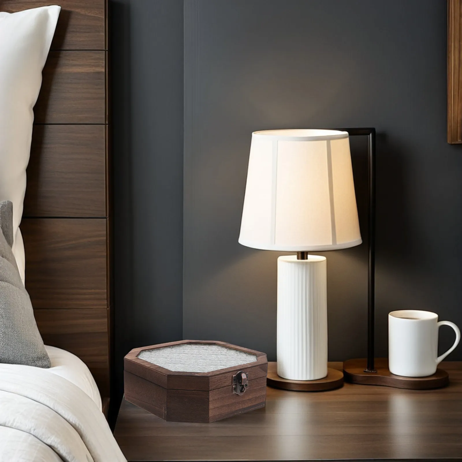 Retro Wood Jewelry Storage Box with Glass Lid Decorative Treasure Case for Trinkets Rings Earrings Vintage Display Organizer
Retro Wood Jewelry Storage Box with Glass Lid Decorative Treasure Case for Trinkets Rings Earrings Vintage Display Organizer