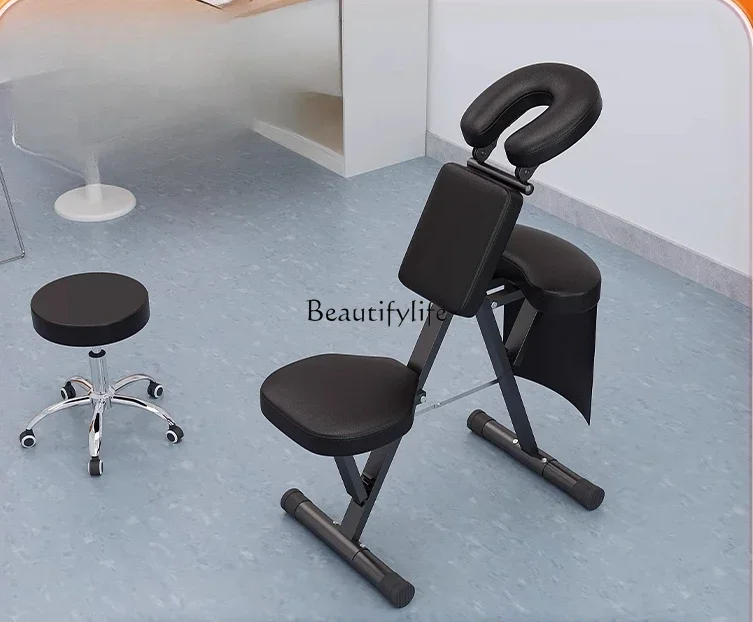 Health care massage chair folding massage portable scraping physiotherapy beauty chair
Health care massage chair folding massage portable scraping physiotherapy beauty chair