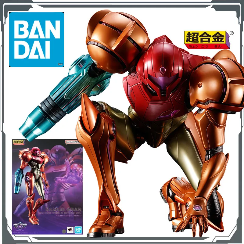 Bandai Original CHOGOKIN Samus Aran 210mm Anime Action Figures Toys For Boys Christmas Gift Collectible Model Ornaments
Bandai Original CHOGOKIN Samus Aran 210mm Anime Action Figures Toys For Boys Christmas Gift Collectible Model Ornaments